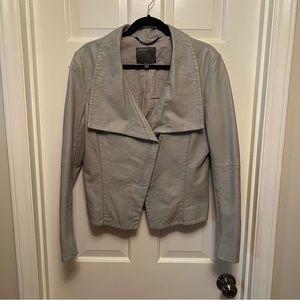 Muubaa Sandstone Lamb Leather Jacket Size 10